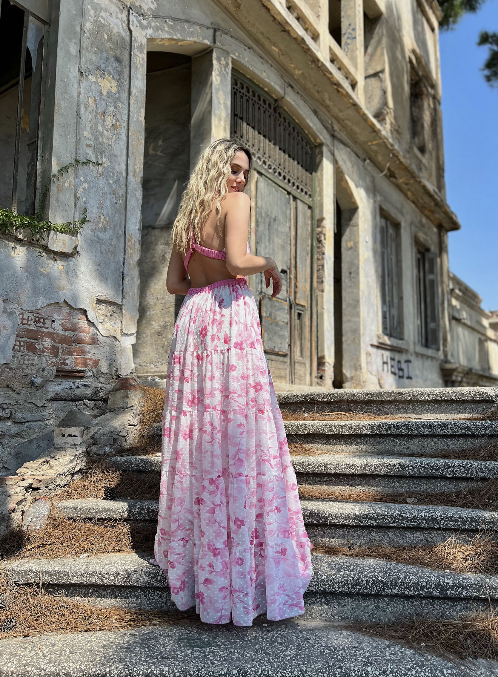 ΦΟΡΕΜΑ MAXI CROSSOVER BACK FLORAL 24476