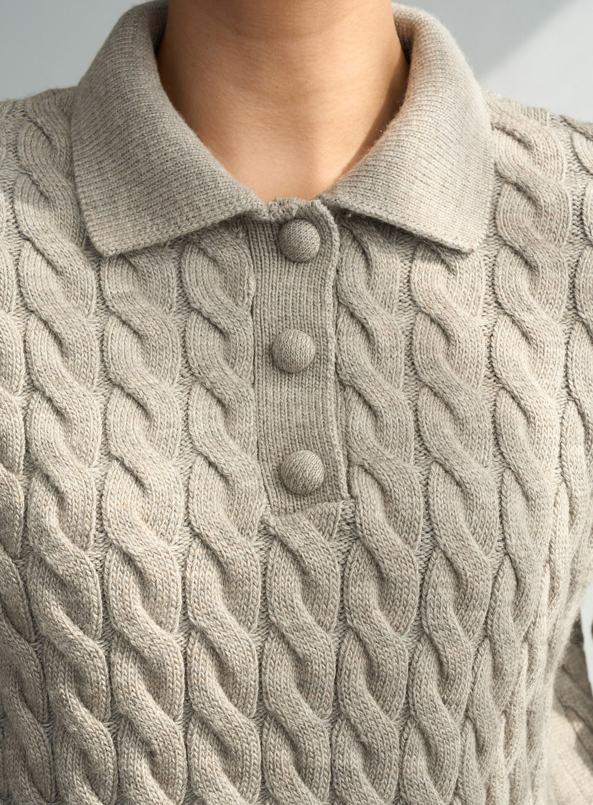 TOP KNITTED BEIGE 26124