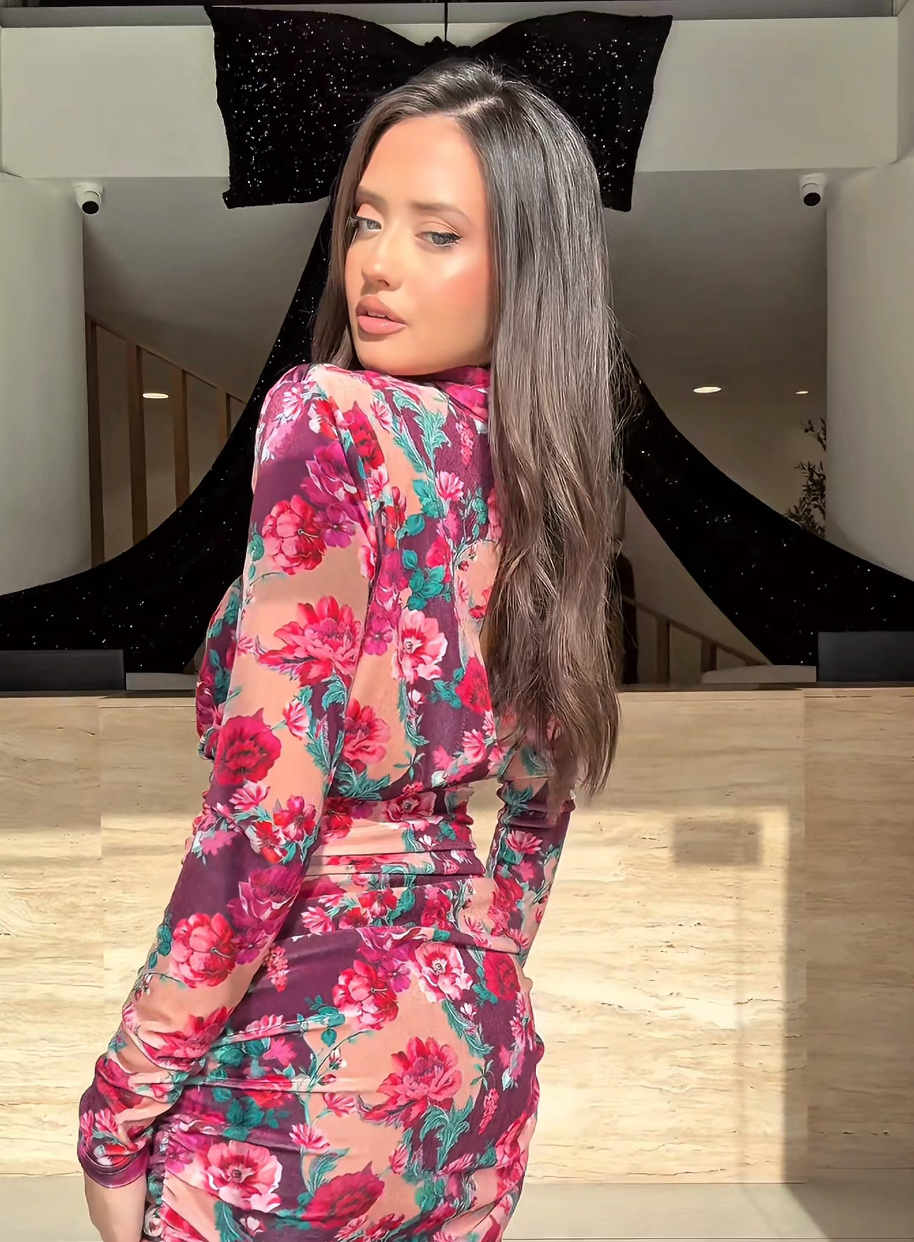ΦΟΡΕΜΑ MINI ΖΙΒΑΓΚΟ VELOUR FLORAL 26418