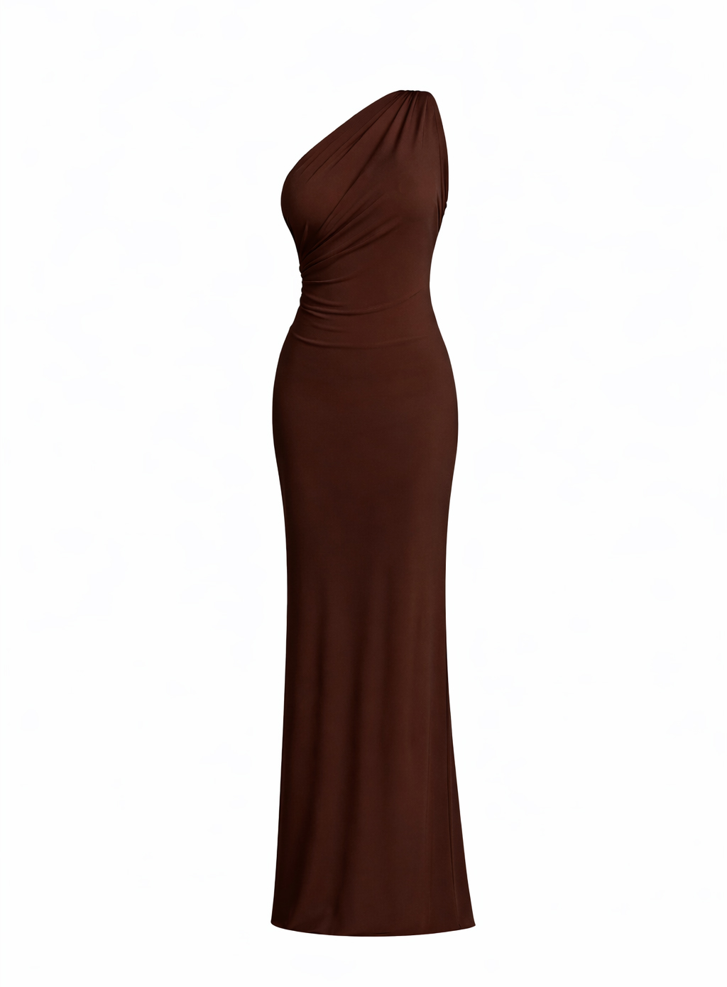ΦΟΡΕΜΑ MAXI ONE SHOULDER VERSATILE CHOCOLATE 26440