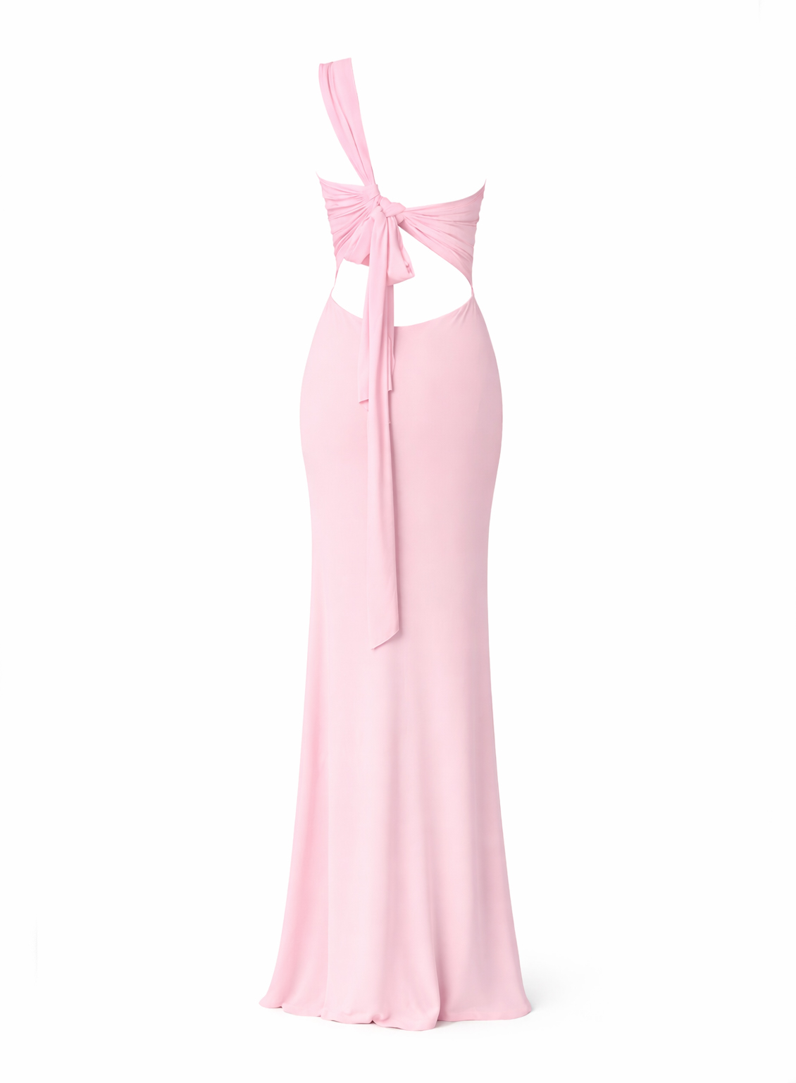 ΦΟΡΕΜΑ MAXI ONE SHOULDER VERSATILE ΡΟΖ 26440