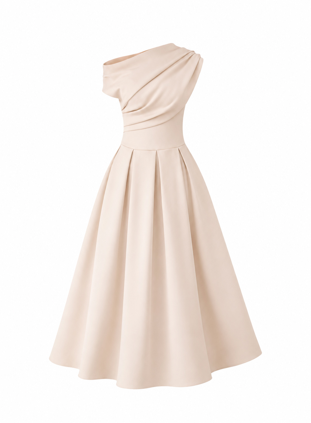 ΦΟΡΕΜΑ MIDI OFF ONE SHOULDER NUDE 26445