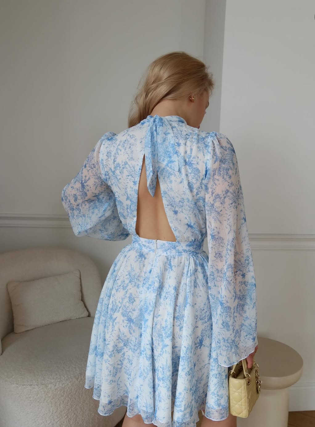 ΦΟΡΕΜΑ MINI FLORAL SERENA ΓΑΛΑΖΙΟ 26454