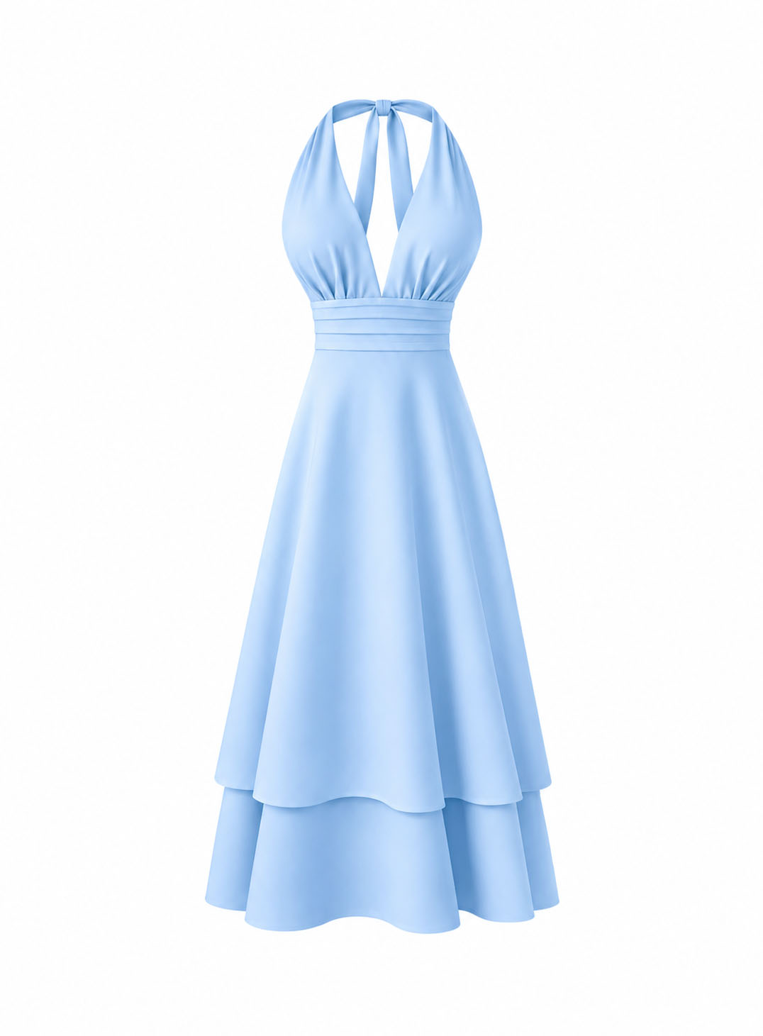 ΦΟΡΕΜΑ MIDI HALTER LAYERED ΓΑΛΑΖΙΟ 26463